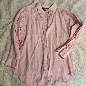 Men's Pink Button-Up Shirt Ralph Lauren